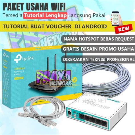 Jual Paket Hotspot Sistem Voucher Siap Pakai Mikrotik Rb750 Dan Akses