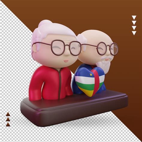 3d día de los abuelos amor bandera de república centroafricana