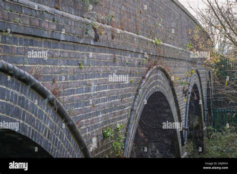 Brick Built Bridge And Arches Over The River Thames Bourne End