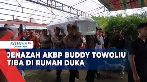 Kedatangan Jenazah Akbp Buddy Alfrits Towoliu Disambut Isak Tangis