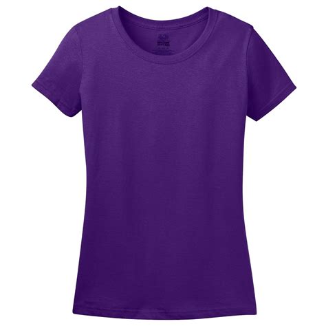 Fruit Of The Loom L3930 Ladies Heavy Cotton Hd T Shirt Purple