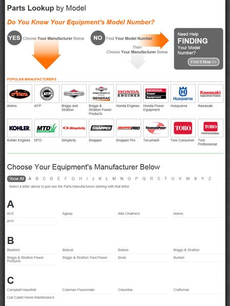 Help for Jacks Parts Lookup