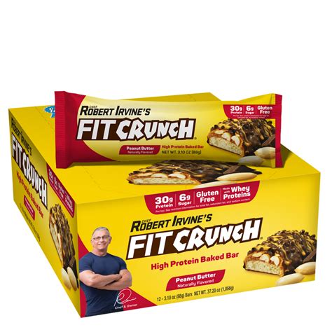 Robert Irvines Fit Crunch Whey Protein Baked Bar