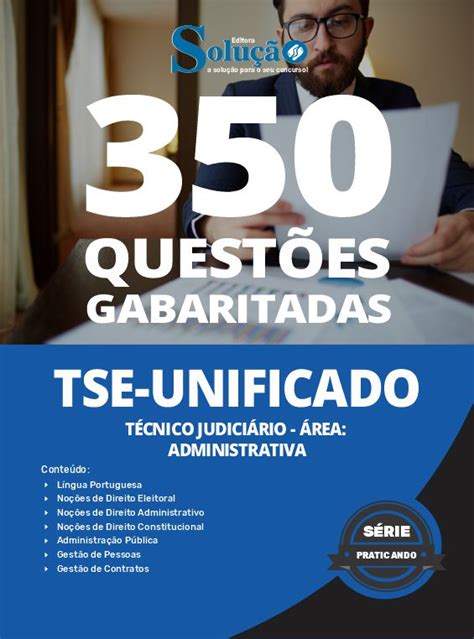 Caderno De Quest Es Tse Unificado T Cnico Judici Rio Rea