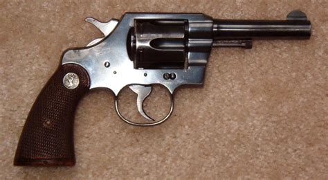 Colt Ww2 Official Police 38 Special 4in Bbl For Sale At