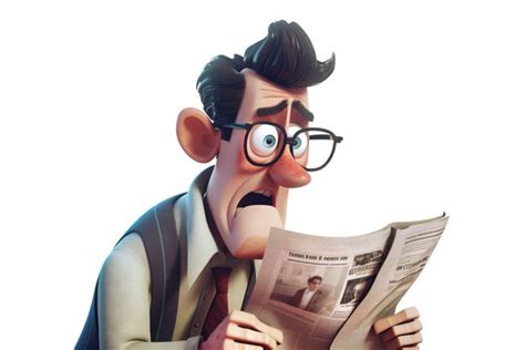 Cartoon Reading Newspaper Images – Browse 6,674 Stock Photos, Vectors ...