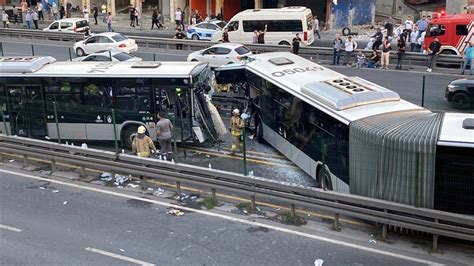 Nearly Injured In Metrobus Collision As Driver Fainted T Rkiye News