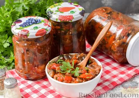 Баклажанная икра, рецепты на RussianFood.com: 205 рецептов баклажанной икры