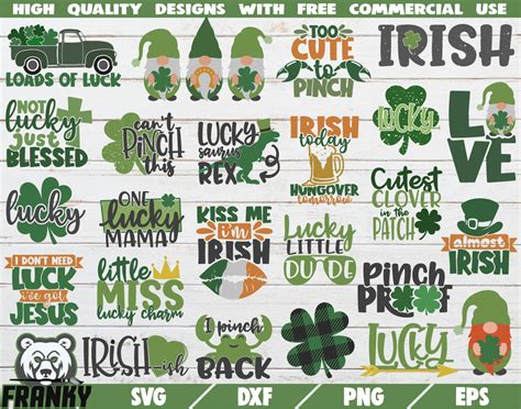 Irish Svg Bundle 24 Designs Cut Files Dxf Files St Etsy