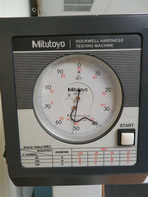 Mitutoyo Hr Analog Regular Rockwell Hardness Tester Hr Mr