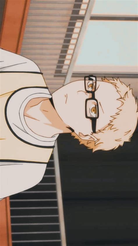 Pin By Rom On Haikyuu Tsukishima Kei Cute Anime Wallpaper Anime