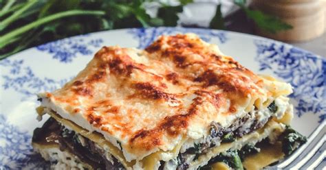 Lasagnes aux épinards champignons et ricotta Petit Bec Gourmand