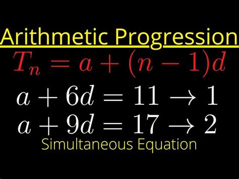 Arithmetic Progression Common Difference And Nth Term Class, 44% OFF