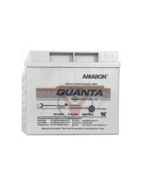 VRLA SMF Lead Acid Battery 12V 42AH Make Amaron Quanta At Rs 3450