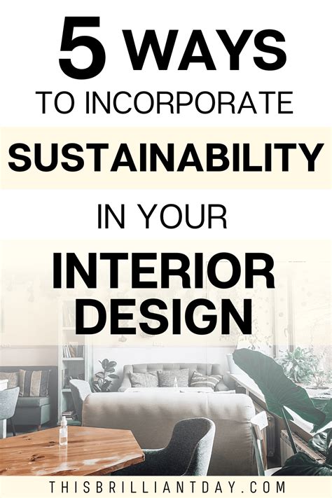 Ways To Incorporate Sustainability In Interior Design This