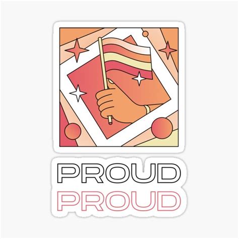 Lesbian Rainbow Gay Pride Lgbt Pride Sticker For Sale By Marietadesigns Redbubble