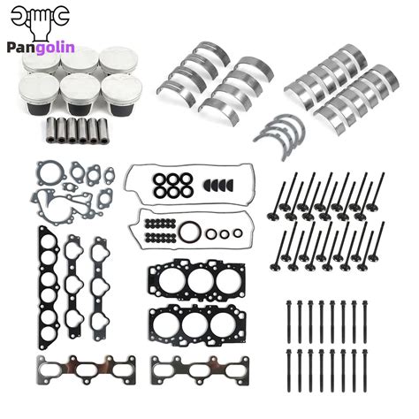 1set G6EA Engine Gasket Pistons Rings Set Rebuild Kit New For 2005 2013