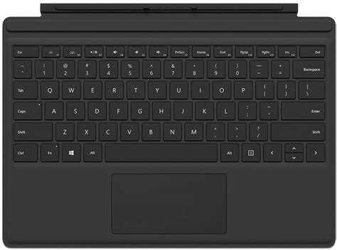 Microsoft Type Cover for Surface Pro 3 Pro 4 Pro 5 Pro 6 Pro 7 Keyboard Black - AVALLAX