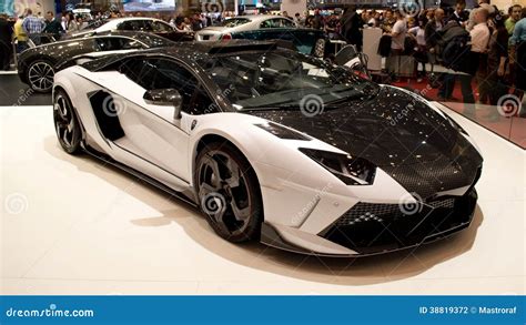 Mansory Aventador Carbonado Gt Geneva Editorial Photography