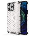 Honeycomb Armored Iphone Pro Hybrid Case Transparent