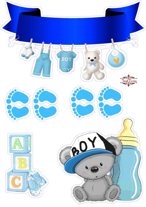 Pin De Tinahfarias Em Baby Boy Amigos Do Ursinho Pooh Topper De Bolo