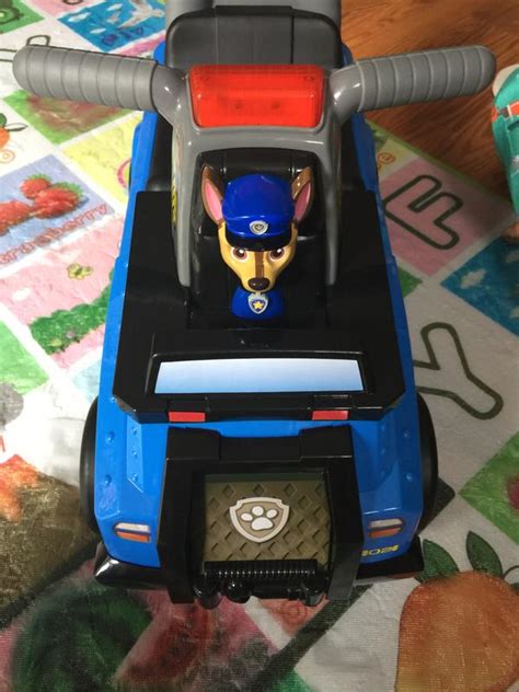 Paw Patrol Chase Police Car Kids Ride On Chase Cruiser Ride-On For Boys ...