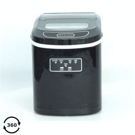 Metallic Black Portable Ice Maker Imc Mb Whynter