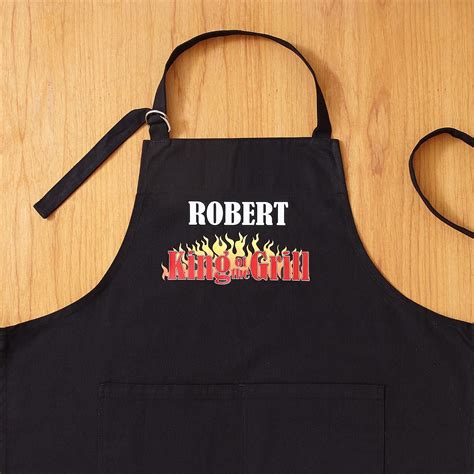 Personalized King Of The Grill Apron Personal Creations Ts Grill