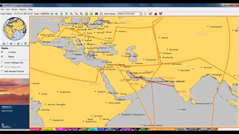 Admiralty Chart Catalogue Ponasa