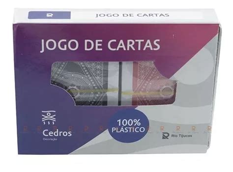 Baralho Duplo Em Plástico 108 Cartas Prova D água Estojo MercadoLivre