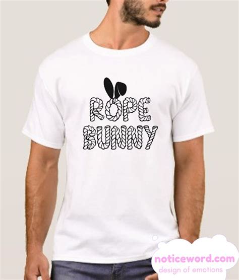 Rope Bunny White Smooth T Shirt Shirts T Shirt Shirt Style