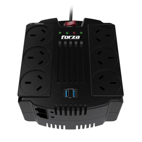 Estabilizador Forza Tensión Fvr 1202usb A 1200v 600w