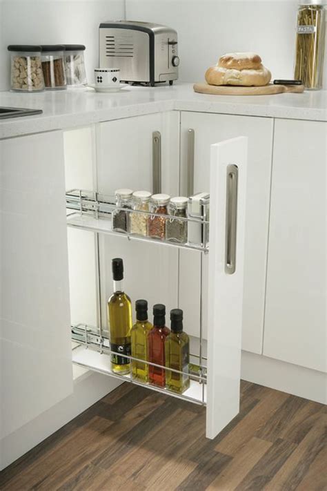 Pull Out Storage Unit Chrome Linear Wire Baskets For Min Cabinet