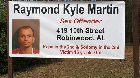 Signs Posted In Tarrant Yard With Sex Offenders Information Starts Feud Between Neighbors Wbma