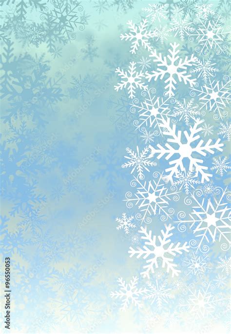 Christmas background with snowflakes. Stock Illustration | Adobe Stock