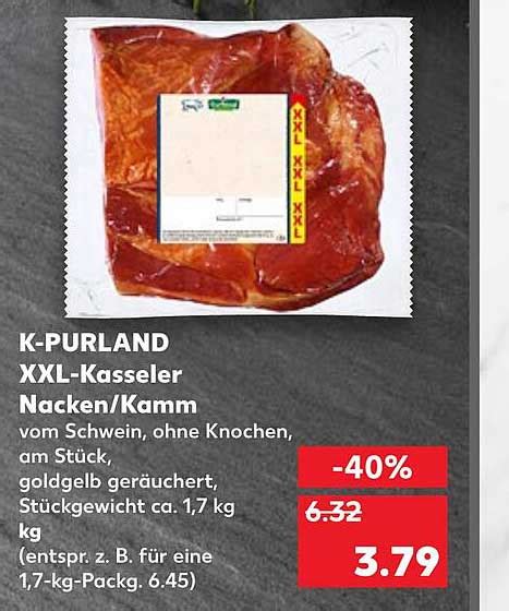 K Purland Xxl Kasseler Nacken Kamm Angebot Bei Kaufland