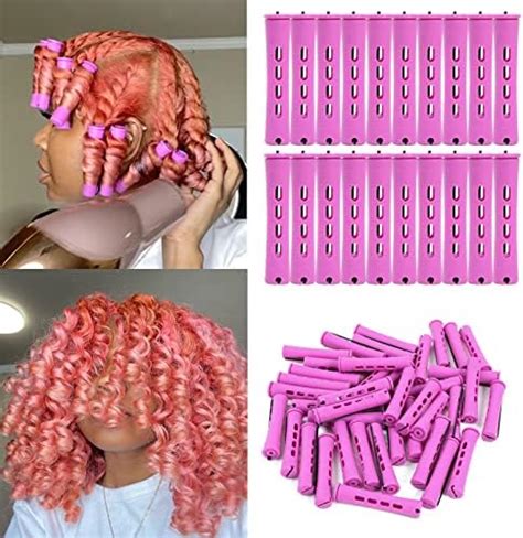 Amazon 20pcs Women S Perm Rods Set For Natural Hair 2 Sizes Cold