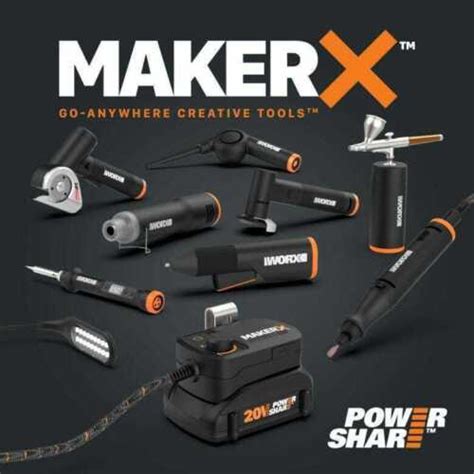 Wx L Worx V Makerx Pc Crafting Tool Deluxe Combo Kit Cr