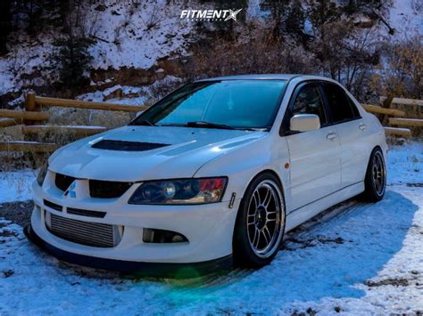 2003 Mitsubishi Lancer Evolution With 17x9 Enkei Rpf1 And 46 Off