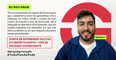 Aprovado Entre Os Primeiros Em Meses Conhe A Rafael C