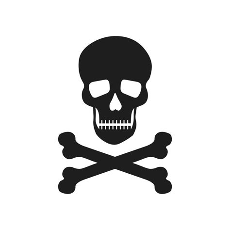 Skull And Bones Vector Icon Danger Illustration Sign Poison Symbol Or Logo 21448585 Vector