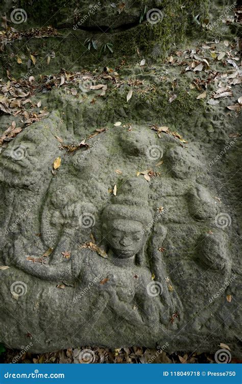 CAMBODIA SIEM REAP ANGKOR KBAL SPEAN TEMPLE Editorial Stock Photo