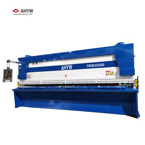 Cnc Aluminum Guillotine Cutting Shear Hydraulic Guillotine Shearing