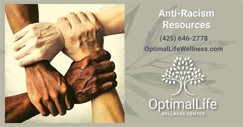 Anti Racism Resources OptimalLife Wellness Center