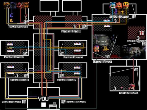 Map Fnaf 2 Fnaf Amino Español Amino