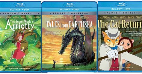 Studio Ghibli Blu Ray Dvd Movies Only 1199 At Best Buy Regularly 20