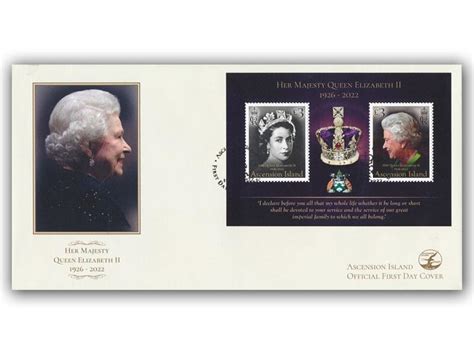 Queen Elizabeth Ii Ascension Island Miniature Sheet