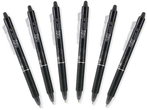 Pilot Frixion Clicker Mm Erasable Gel Pens Fine Point Black Ink