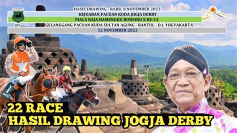 Hasil Drawing Pacu Kuda Piala Raja Hamengku Buwono X Ke Th Jogja