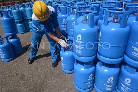 Penjualan Lpg Pertamina Antara Foto